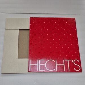 Vintage Hecht's Clothing Gift Boxes Christmas 90s Y2K